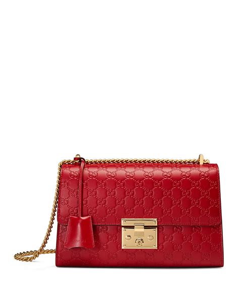 red padlock gucci bag